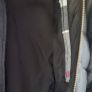 BARBOUR Charcoal Black Quilted Belted Jacket with Detachable  Luxurious Faux Fur Hood Sz 12 UK - Rrp 260 (New) Image 9