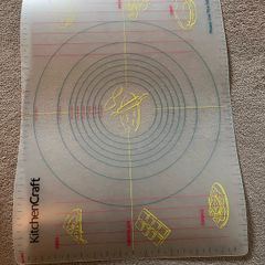 KitchenCraft Silicone Pastry & Baking Mat with Measurements
