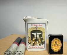 Guinness water jug