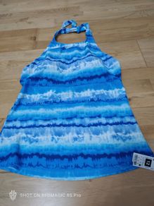 Blue Bikini Top Size 12 brand new