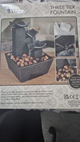 Indoor fountain box packed