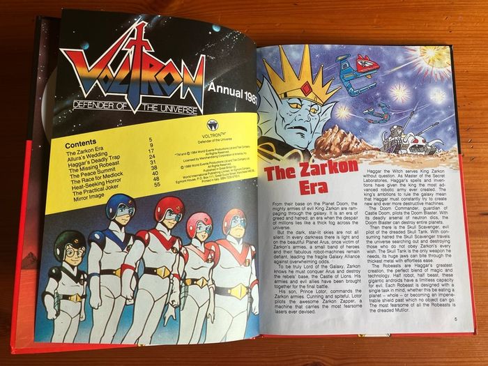 Annual : 'Voltron' annual 1987