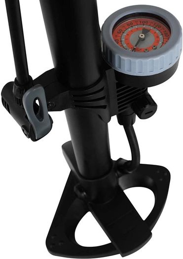 Dunlop Bike Floor Pump with Analogue Gauge - FREE SHIPPING - Delivery in 1/2 working days by GLS