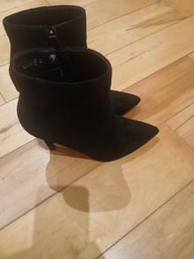 Cinders Black Ankle Boots