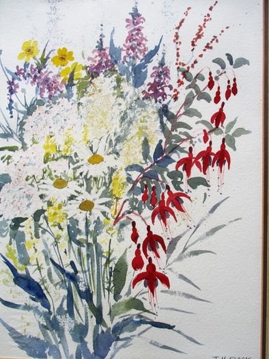 Irish Art - James H Flack Unframed Watercolour