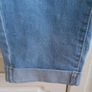 Elastic Waist Ankle Jeans with cuff. Image 3