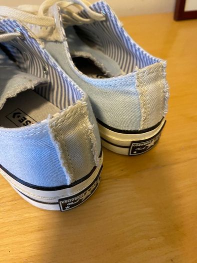 Converse sneakers trainers UK Size 6.5, EU 39.5, pale blue & grey, VGC