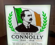 James Connolly 1916 light box