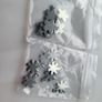 Metal charms for jewelry making etc. leaves flowers Image 3