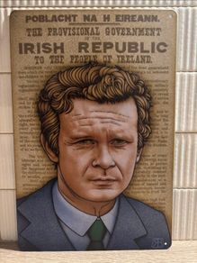 Martin McGuinness Tin Metal Sign
