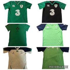 Collection Of Kids Ireland Rugby IRFU Jerseys & Shirts