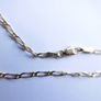 Vintage Solid 9Ct Yellow Gold 375 Figaro Necklace Chain ,  length 16" - 3,7g Image 9