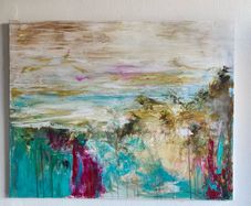LARGE Original Art Dublin Original abstract art original seascape Dublin  contemporary art