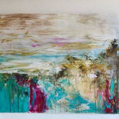 LARGE Original Art Dublin Original abstract art original seascape Dublin  contemporary art