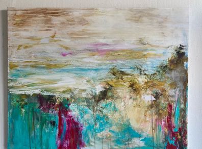 LARGE Original Art Dublin Original abstract art original seascape Dublin  contemporary art