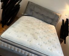 King size bed with mattress