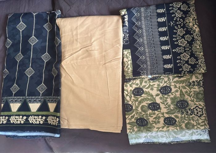 Brand New Three pieces linen cotton Asian sui