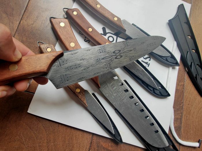 Set 5 Piece Knife Set Irish Celtic Di'Casteel