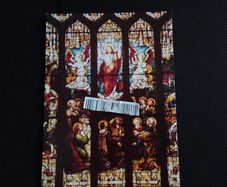 Ireland Postcards : A Section From The West Window of The Collegiate Church of St. Nicholas , Galway