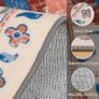 Butterfly Rugs Living Room 120x180cm, Non-Slip Washable Area Rugs for Bedroom, Soft Low Pile Carpet for Living Room, Floor Carpet for Office Dining Room Kitchen Nursery Bedside Image 5