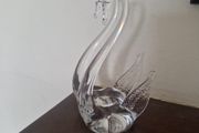 glass swans