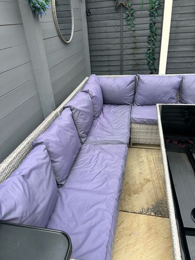 rattan garden furniture set