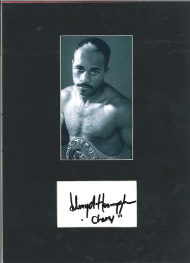 Lloyd Honeyghan autograph