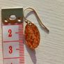 Gold drop earrings Image 3