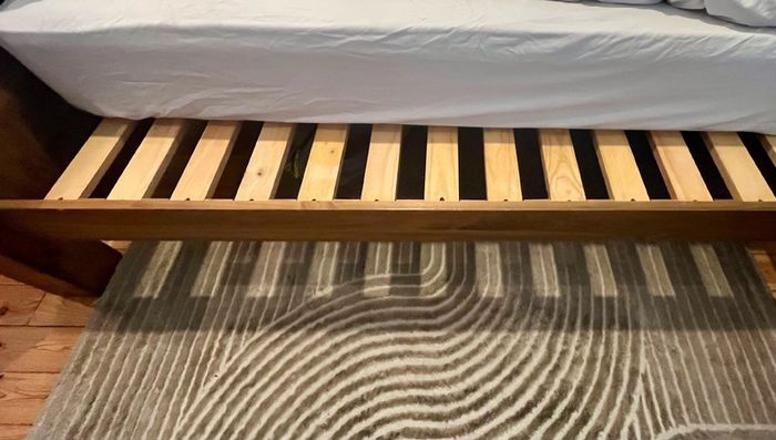 Oak King bed frame