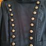 New Mac trench coat spring jacket moleskin military all saints style navy S boutique like Karen Millen Image 3