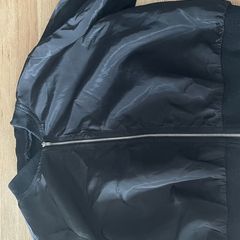 Black bomber jacket