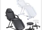Balance Massage Treatment Therapy Tattooing Bed Chair with Stool