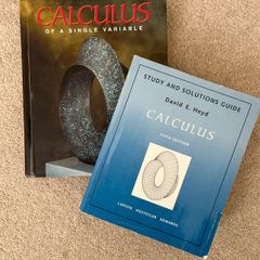 Calculus textbook plus calculus study guide