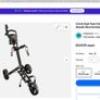 Fast Fold Flat 3 wheel Trolley - Compact size when folded Image 5