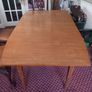 Mahogany Dining Table Extendable 155 x 90cm (L 194 x W  90cm with leaf)  Mahogany Image 9