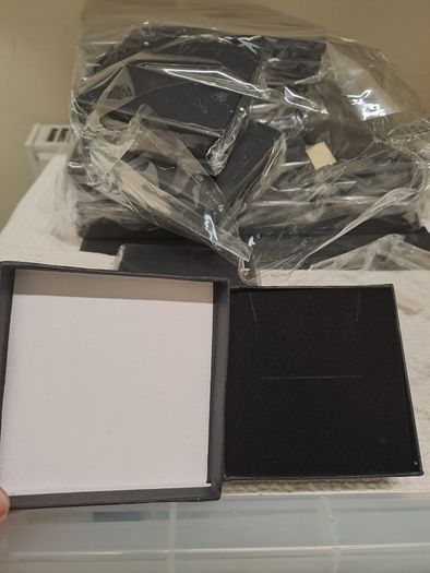 24 Black Gift Jewellery Presentation Boxes Bundle