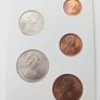 Britain's first decimal coins set in a blue wallet Image 4