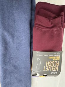 3 Pairs Velvet Plush Leggings