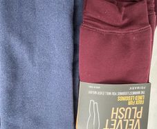 3 Pairs Velvet Plush Leggings