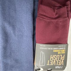 3 Pairs Velvet Plush Leggings