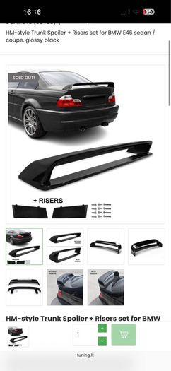 E46 spoiler