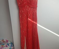 BNWT full length red dress