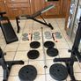 Weight Bench And  Squat/bench Press Rack, Second Bench (abs Sit Up Bench)50kg Barbell Weights Set,  Dumbbells, Accessories Etc. Image 2