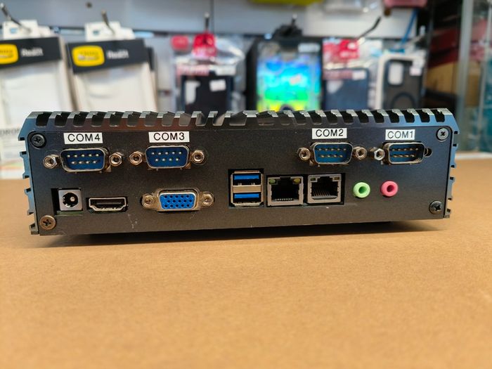 Fanless Industrial Mini PC Intel Core i7-6500U, 16GB, 256GB SSD, Windows 10 Pro  RS232 HDMI VGA