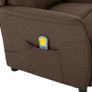 Massage Chair Brown Image 7