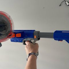 Nerf gun with bullets