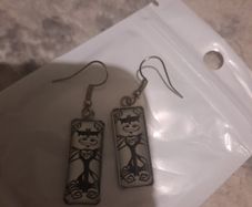 Jack skellington earrings