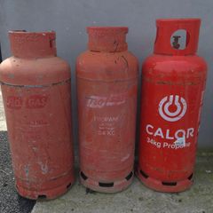 empty 34 kg gas bottle