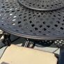 Rathwood Cast Aluminium Garden Table with 6 Chairs Image 3