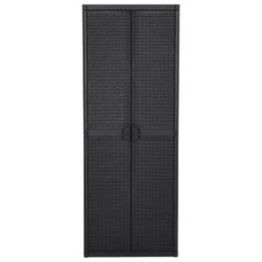 Garden Storage Cabinet Black